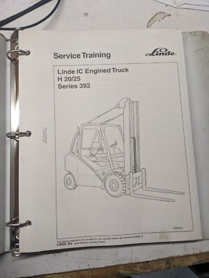 Linde fork lift truck - fork, service